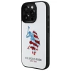 Чохол U.S. Polo Assn. Leather Big DH American Flag для iPhone 15 Pro Max White (USHCP15XPUSH)