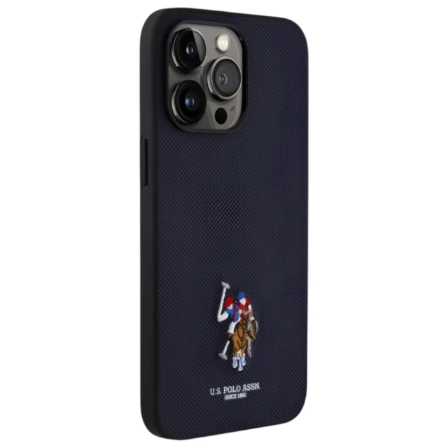 Чохол U.S. Polo Assn. Embroidered DH Color для iPhone 15 Pro Max Navy (USHCP15XPEMV)