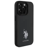 Чохол U.S. Polo Assn. Leather Embroidered DH Color для iPhone 15 Pro Max Black (USHCP15XPGEK)