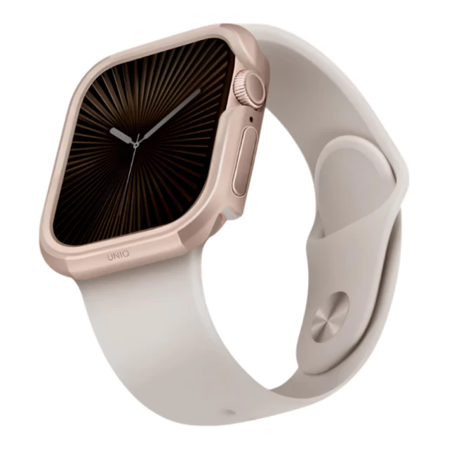 Чехол UNIQ Valencia для Apple Watch 46 mm Gold (UNIQ-46MM-VALGLD)