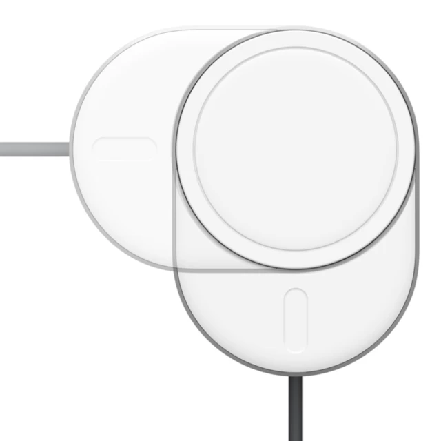 Автотримач з функцією бездротової зарядки Belkin BoostCharge Pro Qi2 15W White with MagSafe (WIC008BTGR-V2)