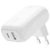 Мережевий зарядний пристрій Belkin Boost Up Charge Dual PD 42W USB-A | USB-C White (WCB009VFWH)