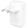 Мережевий зарядний пристрій Belkin Boost Up Charge Dual PD 42W USB-A | USB-C White (WCB009VFWH)