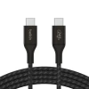 Кабель Belkin Boost Up Charge Braided USB-C to USB-C 240W 1 m Black (CAB015BT1MBK)