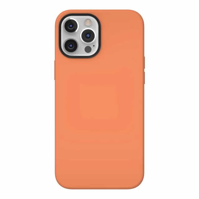 Чохол SwitchEasy MagSkin для iPhone 12 | 12 Pro Kumquat (103-122-224-164)