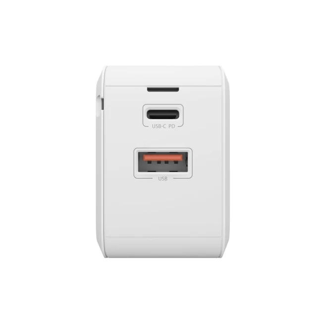 Сетевое зарядное устройство Switcheasy PowerBuddy 30W USB-C | USB-A White (GS-30-194-12)