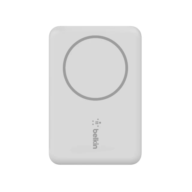 Портативний зарядний пристрій Belkin 2500mAh MagSafe Wireless Power Bank White (BPD002BTWH)