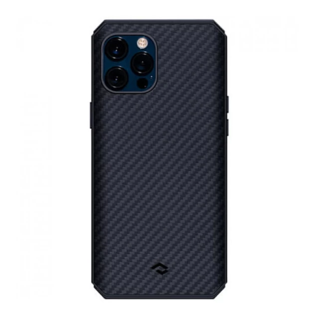 Чохол Pitaka MagEZ Case Pro 2 Twill Black/Grey для iPhone 12 Pro Max with MagSafe (KI1201PMP)