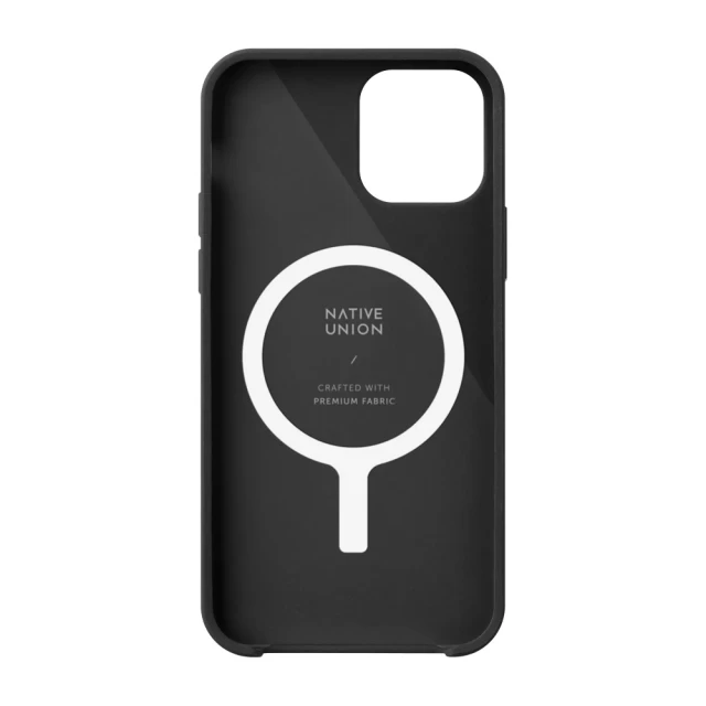 Чехол Native Union Clic Canvas Magnetic Case Slate для iPhone 12 Pro Max with MagSafe (CCAVM-BLK-NP20L)