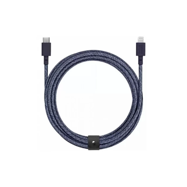 Кабель Native Union Belt Cable XL USB-C to Lightning Indigo 3 m (BELT-CL-IND-3-NP)