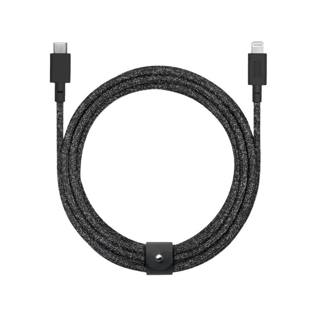 Кабель Native Union Belt Cable XL USB-C to Lightning Cosmos Black 3 m (BELT-CL-CS-BK-3-NP)