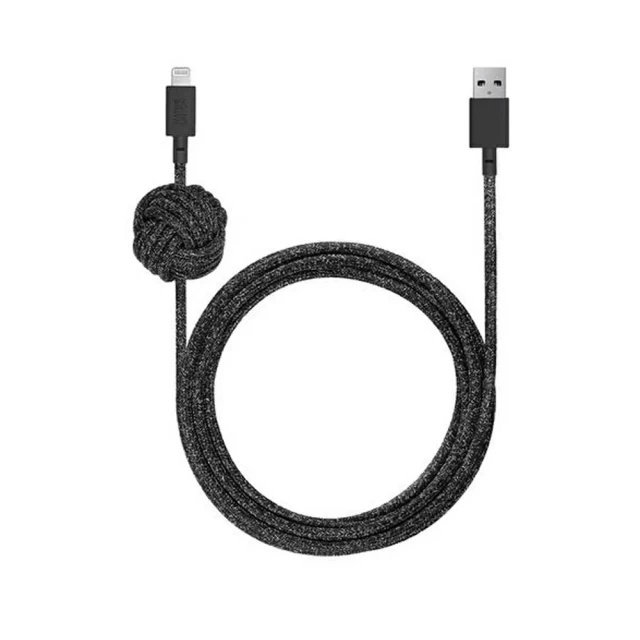 Кабель Native Union Night Cable USB-C to Lightning Cosmos Black 3 m (NCABLE-CL-CS-BK-NP)
