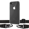 Чехол Upex Crossbody Protection Case для iPhone 8 | 7 Crystal with Black Hook (UP81001)