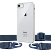 Чохол Upex Crossbody Protection Case для iPhone 8 | 7 Crystal with Midnight Blue Hook (UP81004)