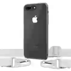 Чехол Upex Crossbody Protection Case для iPhone 8 Plus | 7 Plus Crystal with White Hook (UP81011)
