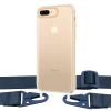 Чохол Upex Crossbody Protection Case для iPhone 8 Plus | 7 Plus Crystal with Midnight Blue Hook (UP81012)