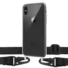 Чохол Upex Crossbody Protection Case для iPhone XS |X Crystal with Black Hook (UP81017)