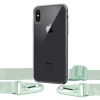 Чохол Upex Crossbody Protection Case для iPhone XS | X Crystal with Green Hook (UP81023)