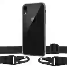 Чехол Upex Crossbody Protection Case для iPhone XR Crystal with Black Hook (UP81025)