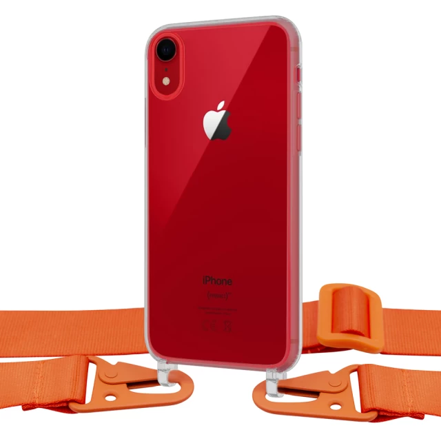 Чохол Upex Crossbody Protection Case для iPhone XR Crystal with Vitamin C Hook (UP81032)