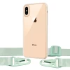 Чохол Upex Crossbody Protection Case для iPhone XS Max Crystal with Green Hook (UP81039)
