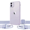 Чехол Upex Crossbody Protection Case для iPhone 11 Crystal with Purple Hook (UP81046)