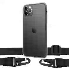 Чохол Upex Crossbody Protection Case для iPhone 11 Pro Crystal with Black Hook (UP81049)