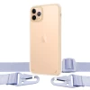 Чохол Upex Crossbody Protection Case для iPhone 11 Pro Crystal with Purple Hook (UP81054)