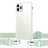 Чехол Upex Crossbody Protection Case для iPhone 11 Pro Crystal with Green Hook (UP81055)