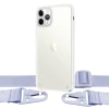 Чохол Upex Crossbody Protection Case для iPhone 11 Pro Max Crystal with Purple Hook (UP81062)