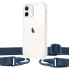 Чохол Upex Crossbody Protection Case для iPhone 12 mini Crystal with Midnight Blue Hook (UP81076)
