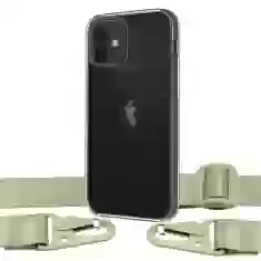 Чохол Upex Crossbody Protection Case для iPhone 12 mini Crystal with Mint Hook (UP81077)