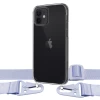 Чехол Upex Crossbody Protection Case для iPhone 12 mini Crystal with Purple Hook (UP81078)