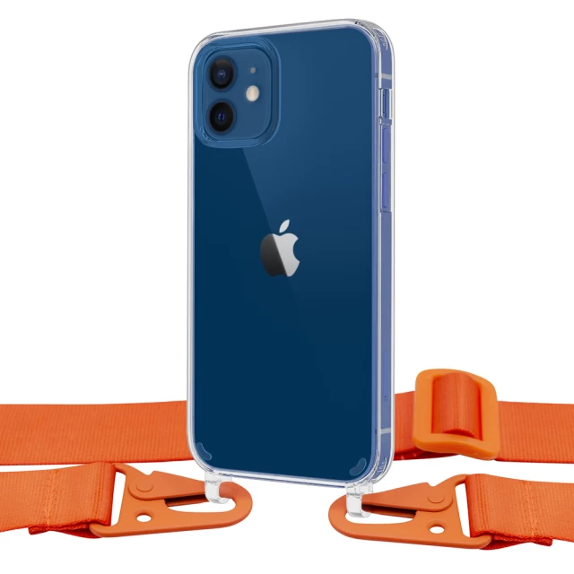 Чохол Upex Crossbody Protection Case для iPhone 12 mini Crystal with Vitamin C Hook (UP81080)