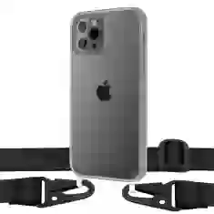 Чехол Upex Crossbody Protection Case для iPhone 12 Pro Max Crystal with Black Hook (UP81081)