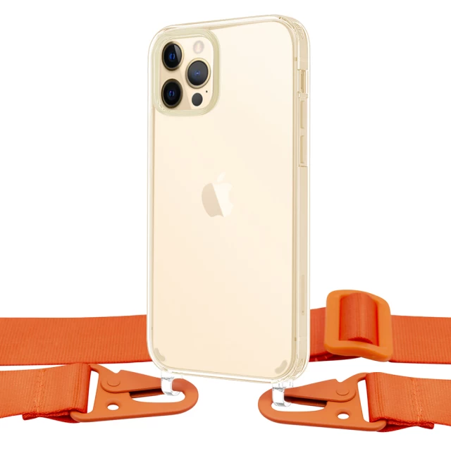Чохол Upex Crossbody Protection Case для iPhone 12 Pro Max Crystal with Vitamin C Hook (UP81088)