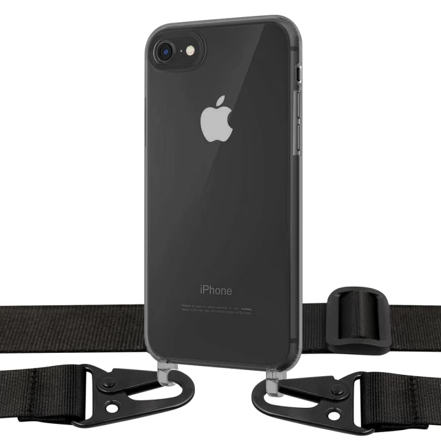 Чехол Upex Crossbody Protection Case для iPhone 8 | 7 Dark with Black Hook (UP81101)