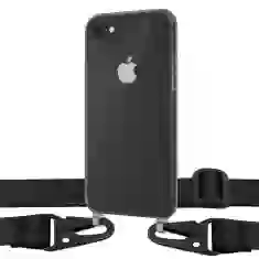 Чохол Upex Crossbody Protection Case для iPhone 8 | 7 Dark with Black Hook (UP81101)
