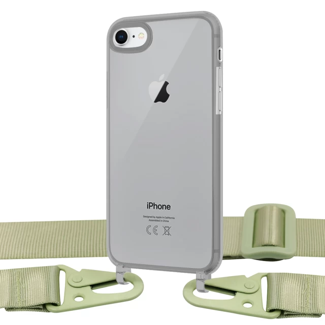 Чехол Upex Crossbody Protection Case для iPhone 8 | 7 Dark with Mint Hook (UP81105)