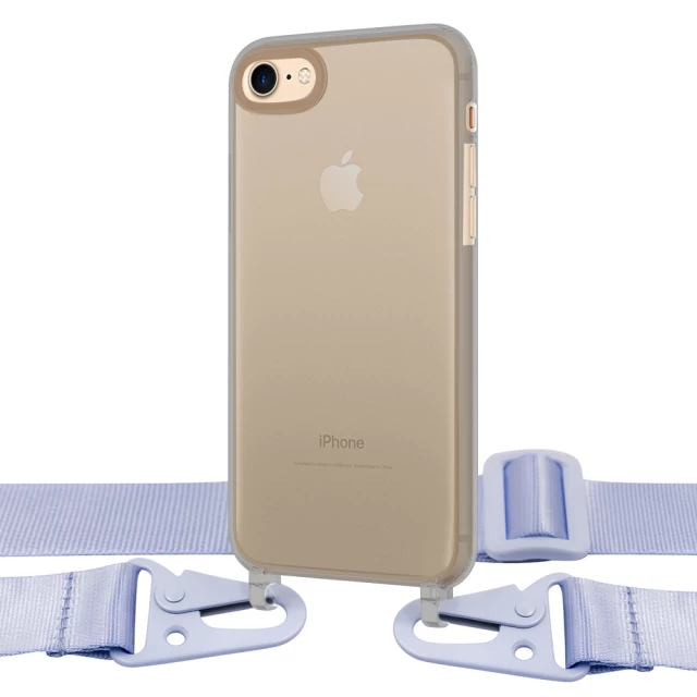 Чехол Upex Crossbody Protection Case для iPhone 8 | 7 Dark with Purple Hook (UP81106)