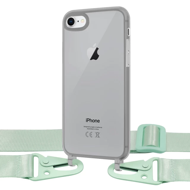 Чехол Upex Crossbody Protection Case для iPhone 8 | 7 Dark with Green Hook (UP81107)