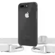 Чохол Upex Crossbody Protection Case для iPhone 8 Plus | 7 Plus Dark with White Hook (UP81111)