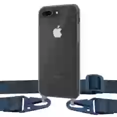 Чохол Upex Crossbody Protection Case для iPhone 8 Plus | 7 Plus Dark with Midnight Blue Hook (UP81112)