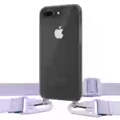Чохол Upex Crossbody Protection Case для iPhone 8 Plus | 7 Plus Dark with Purple Hook (UP81114)