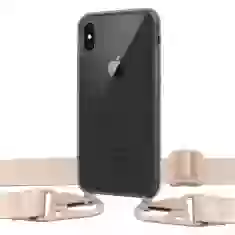 Чехол Upex Crossbody Protection Case для iPhone XS | X Dark with Pink Sand Hook (UP81118)