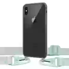 Чехол Upex Crossbody Protection Case для iPhone XS | X Dark with Green Hook (UP81123)