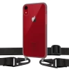Чохол Upex Crossbody Protection Case для iPhone XR Dark with Black Hook (UP81125)