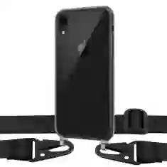 Чохол Upex Crossbody Protection Case для iPhone XR Dark with Black Hook (UP81125)