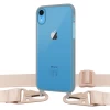 Чохол Upex Crossbody Protection Case для iPhone XR Dark with Pink Sand Hook (UP81126)