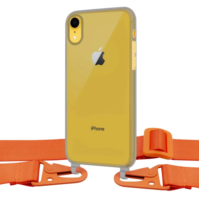 Чохол Upex Crossbody Protection Case для iPhone XR Dark with Vitamin C Hook (UP81132)